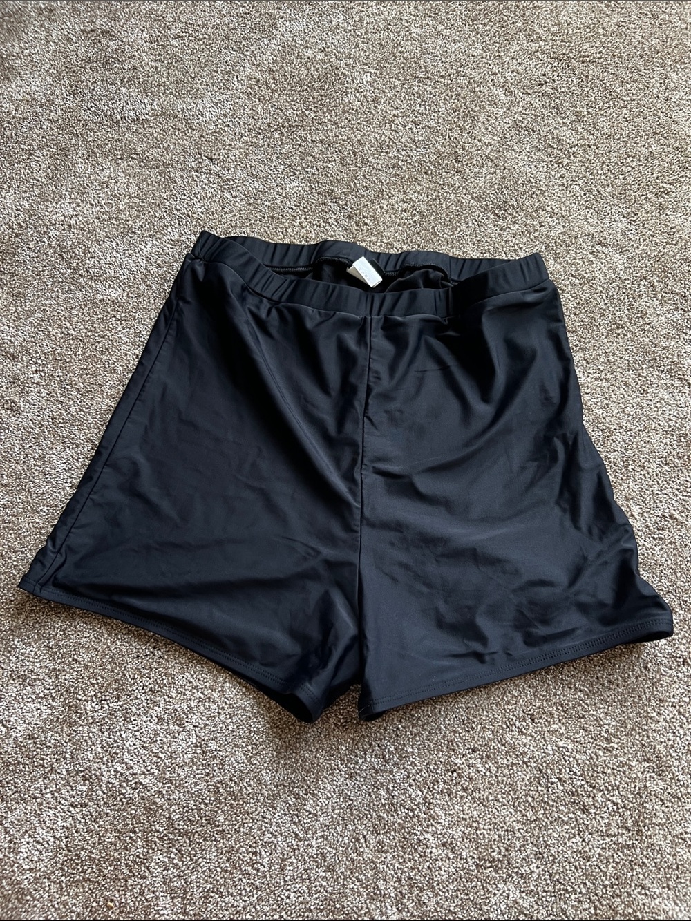 BloomChic Black Women's Swim Athletic Shorts